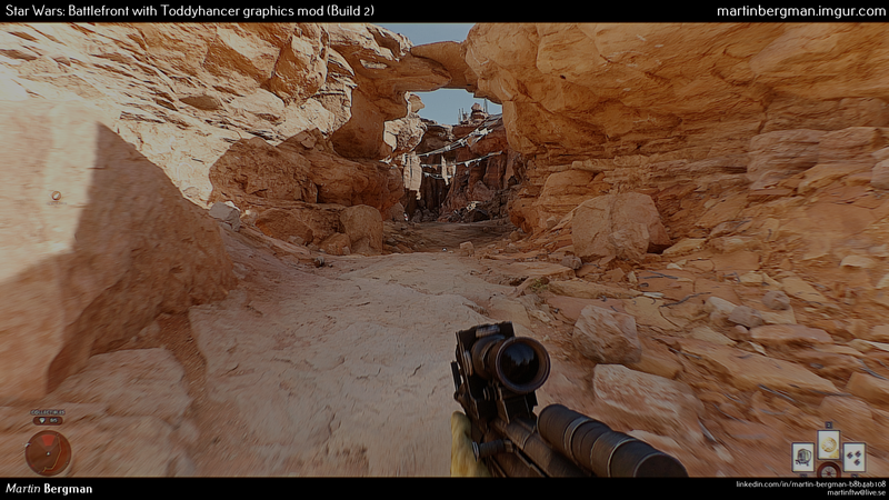 Illustration for article titled Graphics Mod Makes New Star Wars Game Look Like A New Star Wars Movie